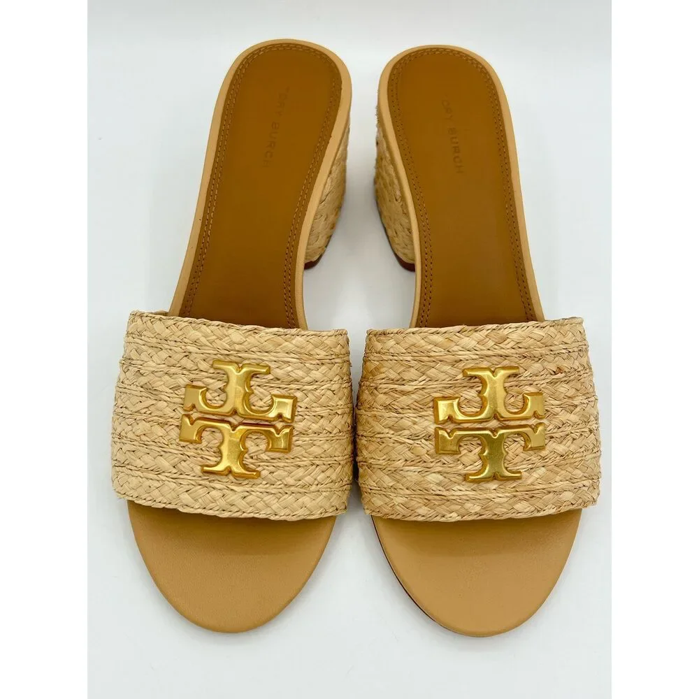 TORY BURCH Size 9M STRAW Women Sandal